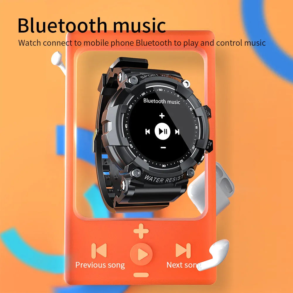 ATTACK 3 IP67 waterproof smartwatch in black, pink, or white with 1.28-inch round display