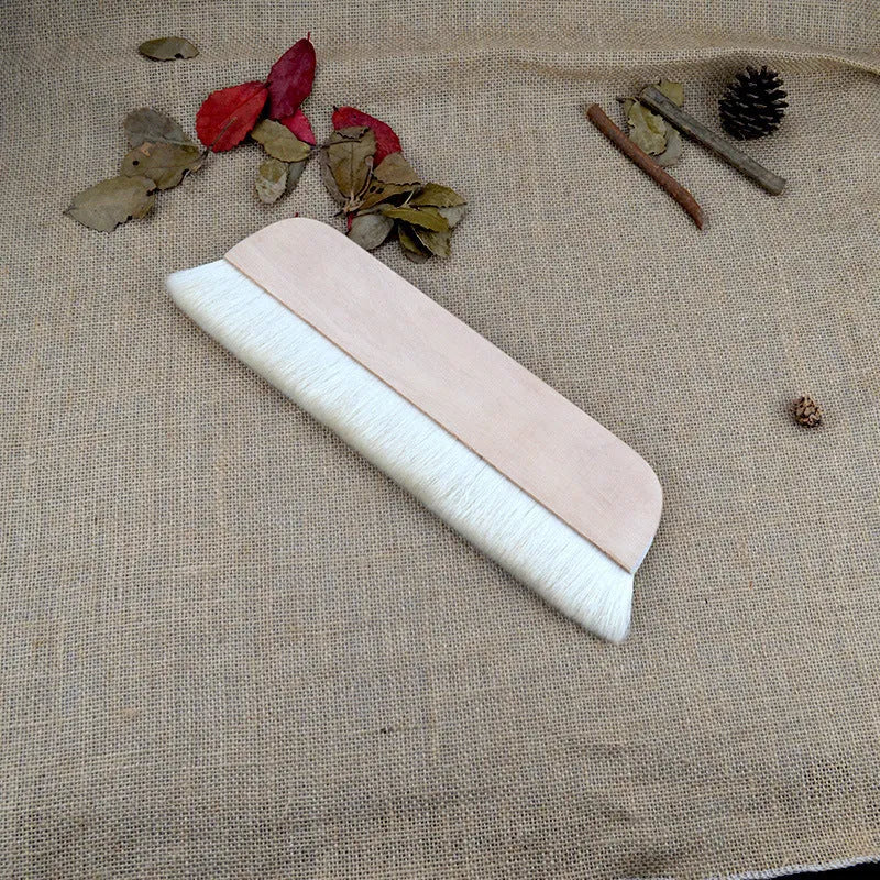 Wool art mounting brush in picture colour with size options from 8-inch to 14-inch