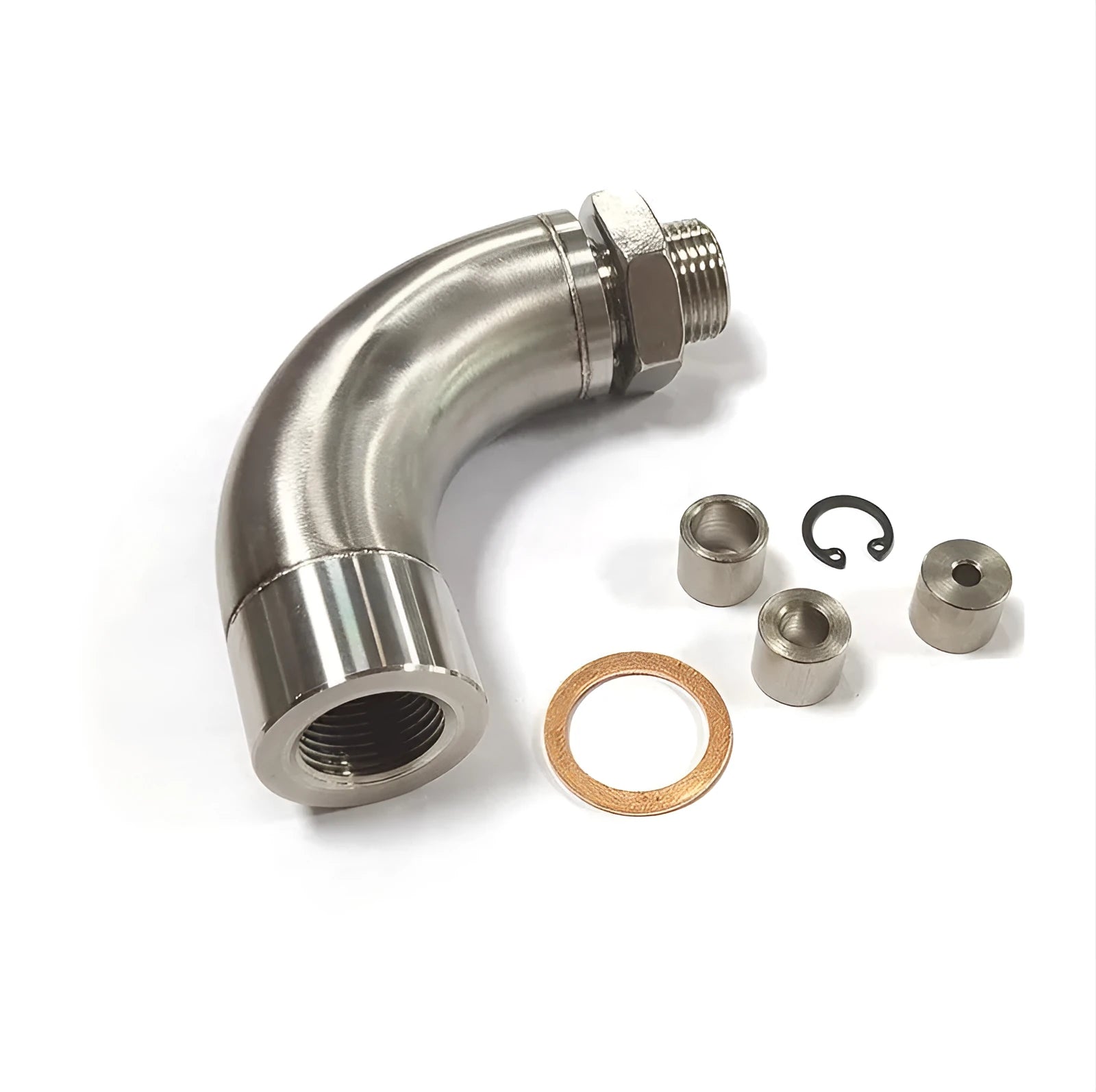 Car M18x1.5 temperature sensor adapter flow valve with gas flow cross-over sub connection