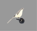 Modern simple aluminium alloy and iron hall ceiling lamp with adjustable suspension.