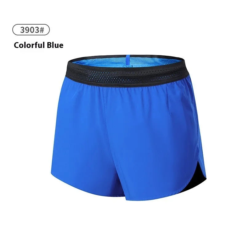 Men's solid colour polyester basketball shorts with a low-waist design, shown in multiple colour options.
