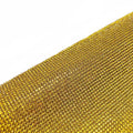 Electroplated rhinestone hot-fix sticker sheet in an eight-eye pattern on an adhesive backing.
