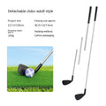 Golf metal club parent-child outdoor toy with adult club and children's club colour options