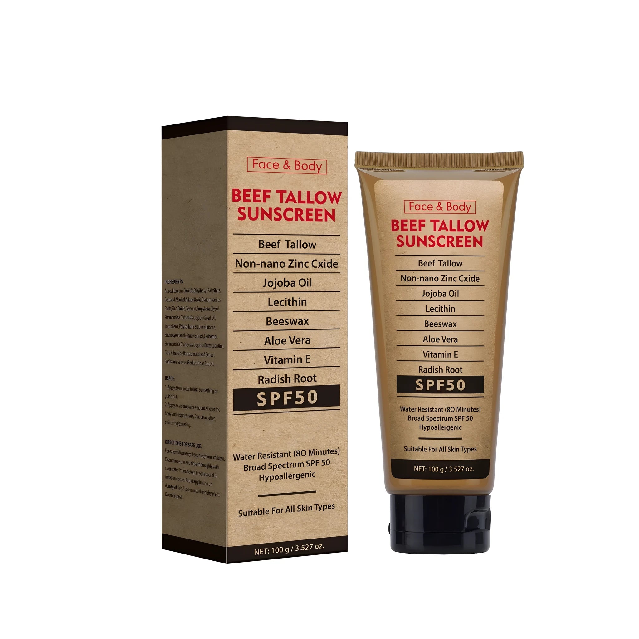 A 100g tub of moisturising body cream for oil control and hydration.