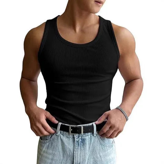 Men's tight fit round neck sport t-shirt in multiple colours for summer workouts