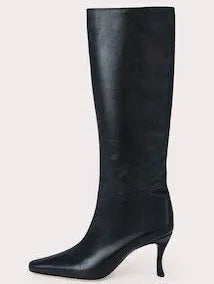 Women's square toe cowboy boots in microfiber available in multiple colours and sizes