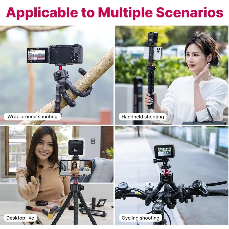 Multifunctional photography and video live VLOG tripod suite in 2985 set colour