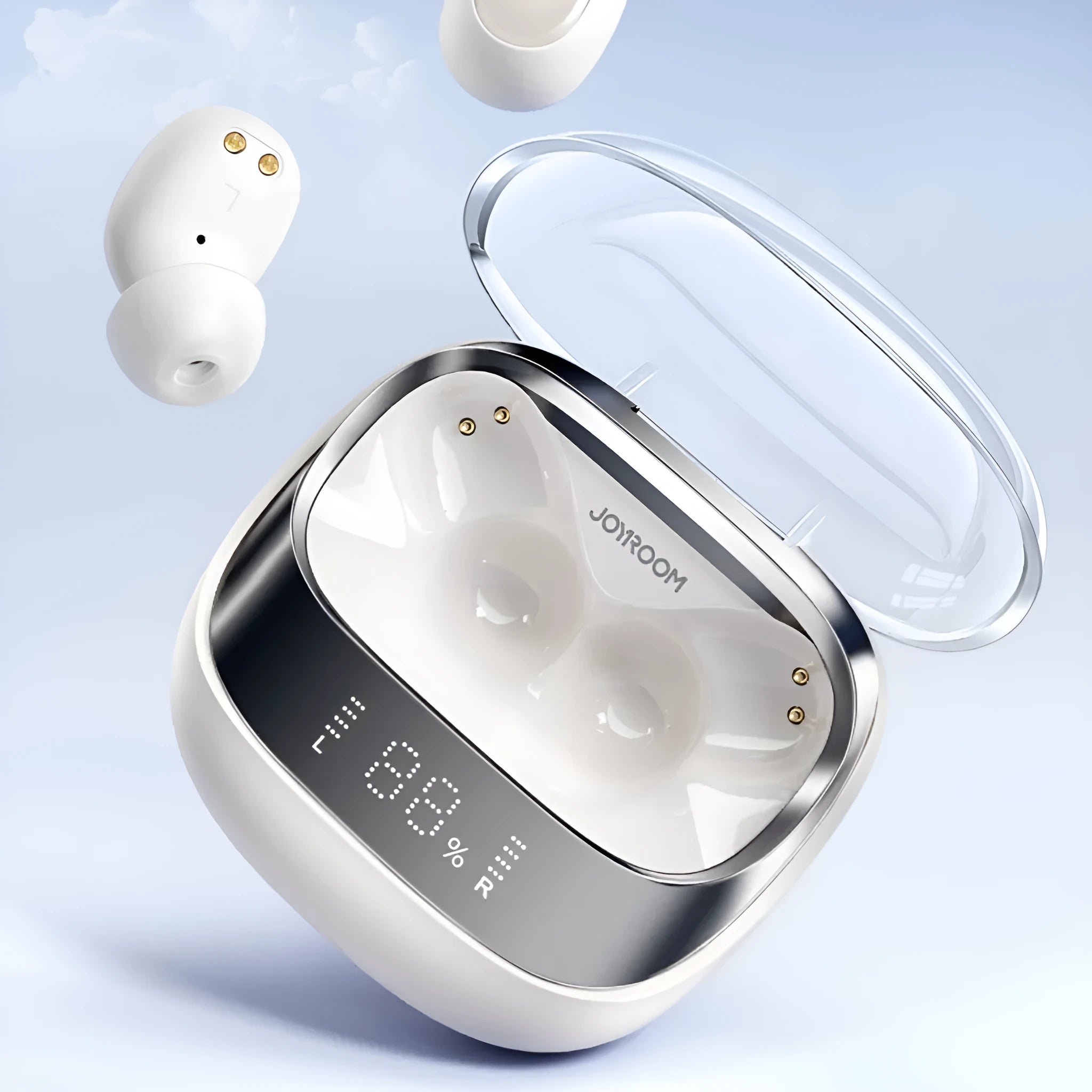 Wireless Bluetooth in-ear headphones with charging case in multiple colour options