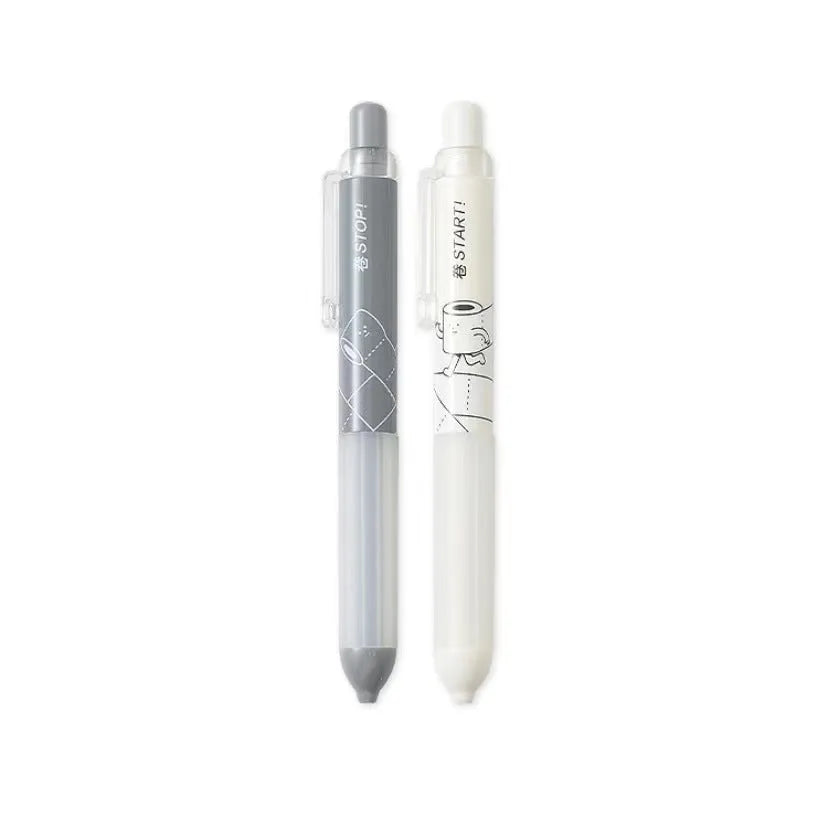 0.5mm automatic pencil with cloud grip in black or white colour with minimalist design