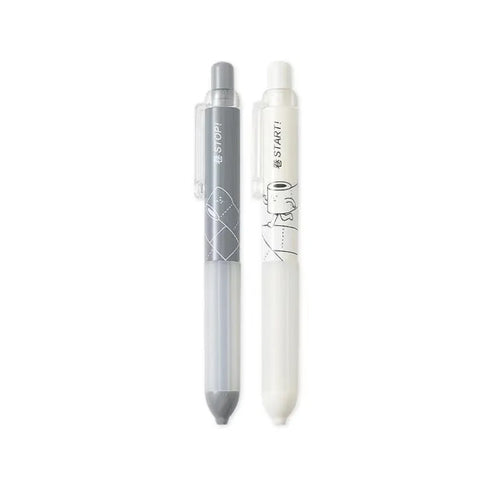 0.5mm automatic pencil with cloud grip in black or white colour with minimalist design