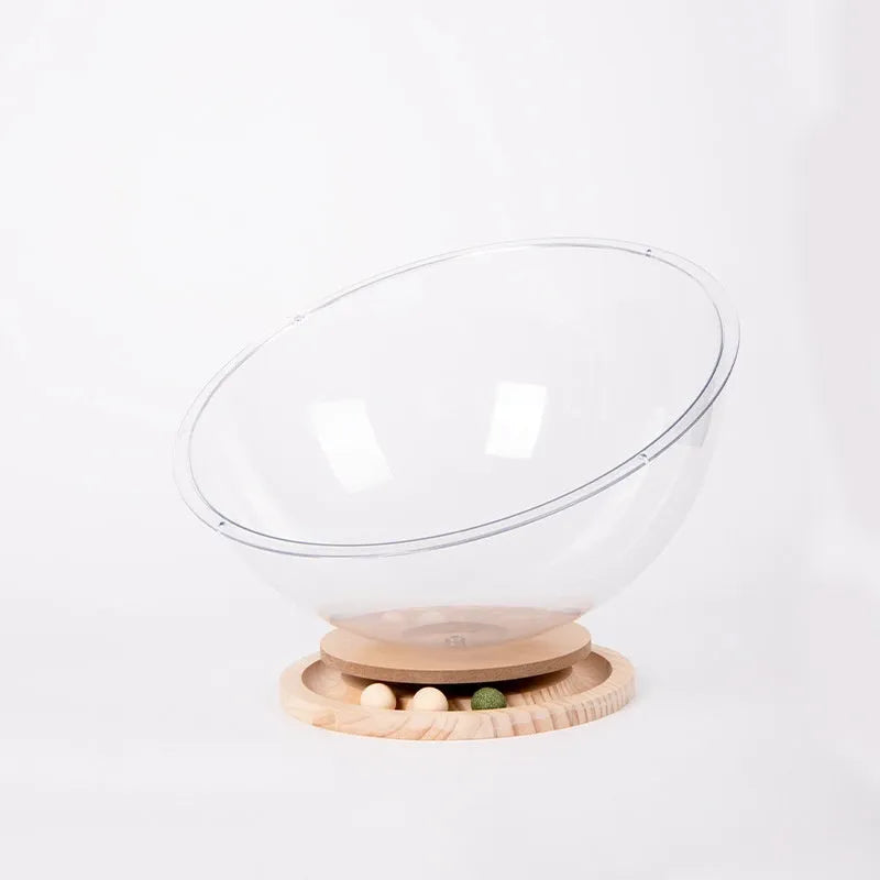 Transparent acrylic cat space capsule bathtub bed cage with multiple size options