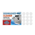 12-pack of dishwasher cleaning tablets for household appliance maintenance