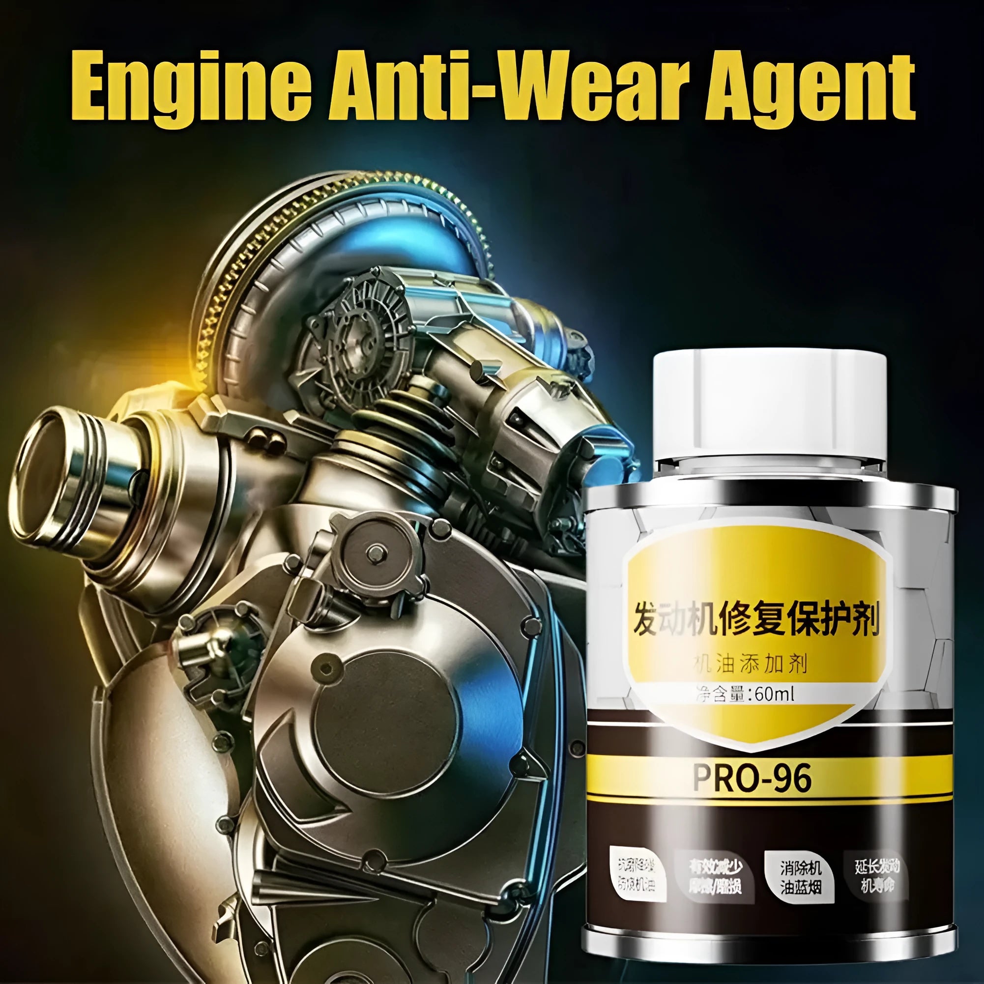 60ml white bottle engine oil anti-wear additive for car engines