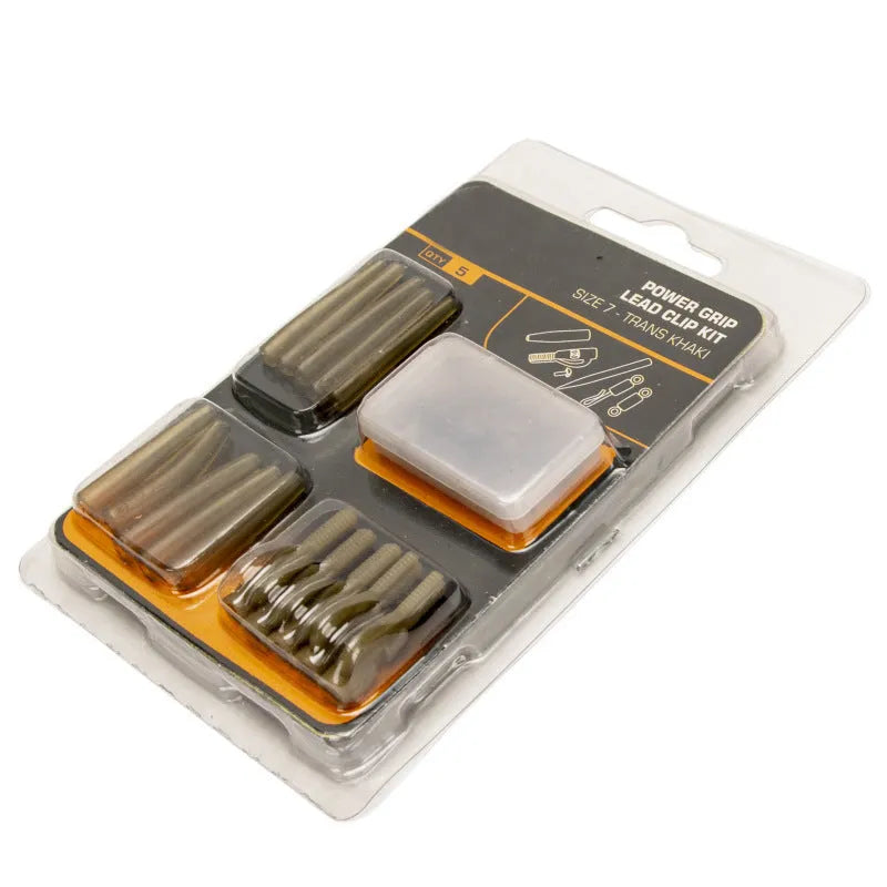 30 piece European carp fishing accessory set with anti-winding pipes, threaded hoses, rotation pieces and screws
