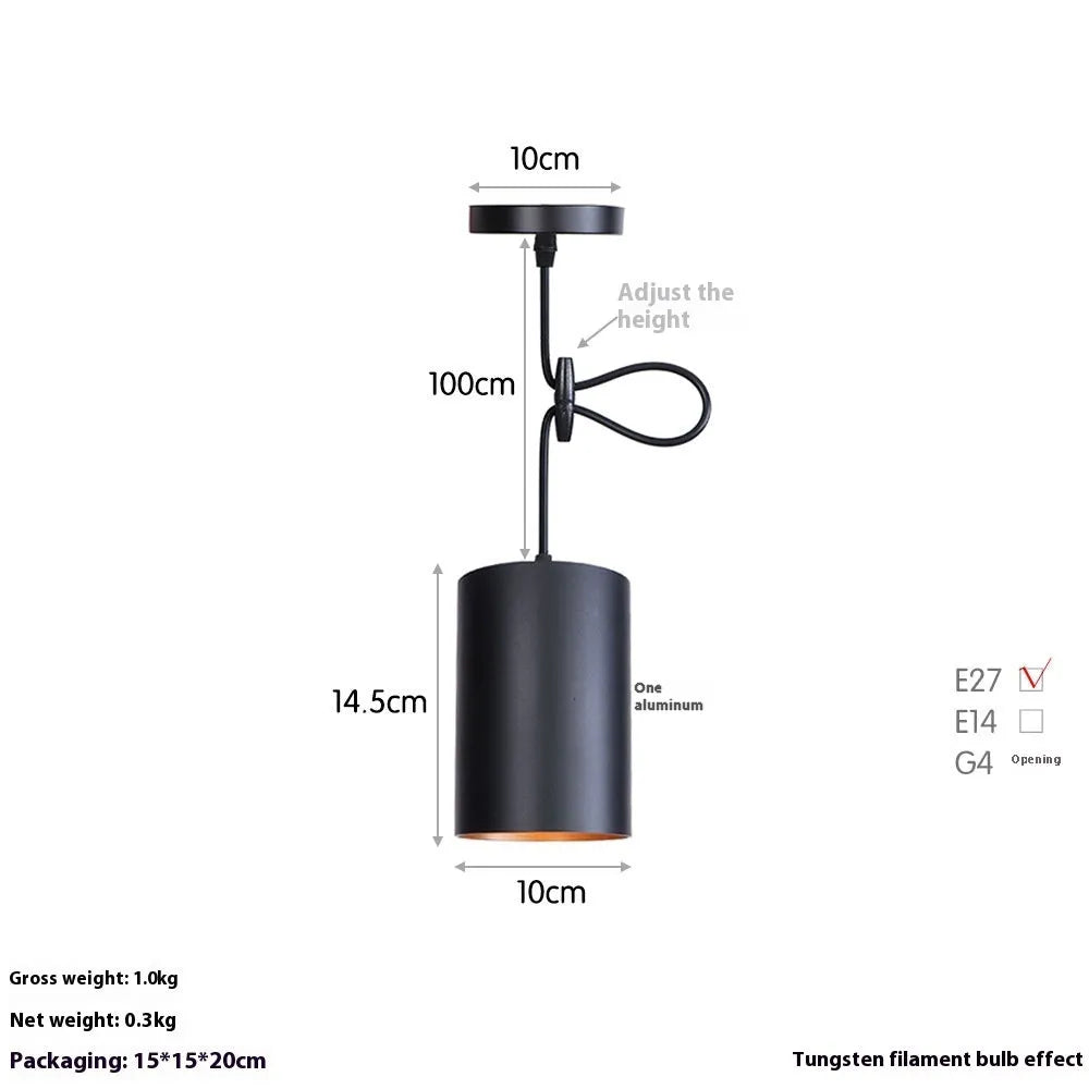 Retro iron art chandelier with matte black finish shown in bedroom setting