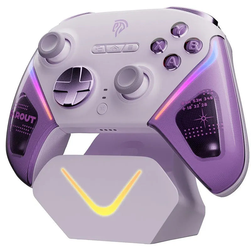 Rocker Smart Startstop Charging Base Controller in black, green, or purple with double-cut triggers and type-C port
