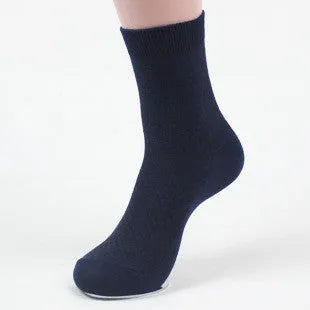 Men's bamboo fibre business socks with small square pattern in black, grey blue, iron grey, navy blue, or silver grey
