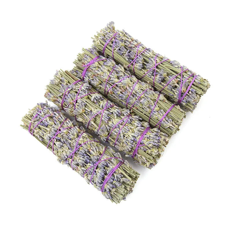 Four-inch dried lavender aromatherapy stick for natural room fragrance