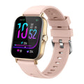 Bluetooth smart watch for heart rate and blood pressure monitoring with curved touch screen in four colour options