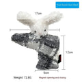 Golf straight bar putter sleeve in waterproof fabric with various design options including clover, bear, and animal patterns