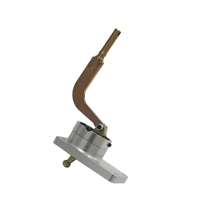 Silver aluminium alloy quick short rod shift lever for Horton vehicles with mounting hardware