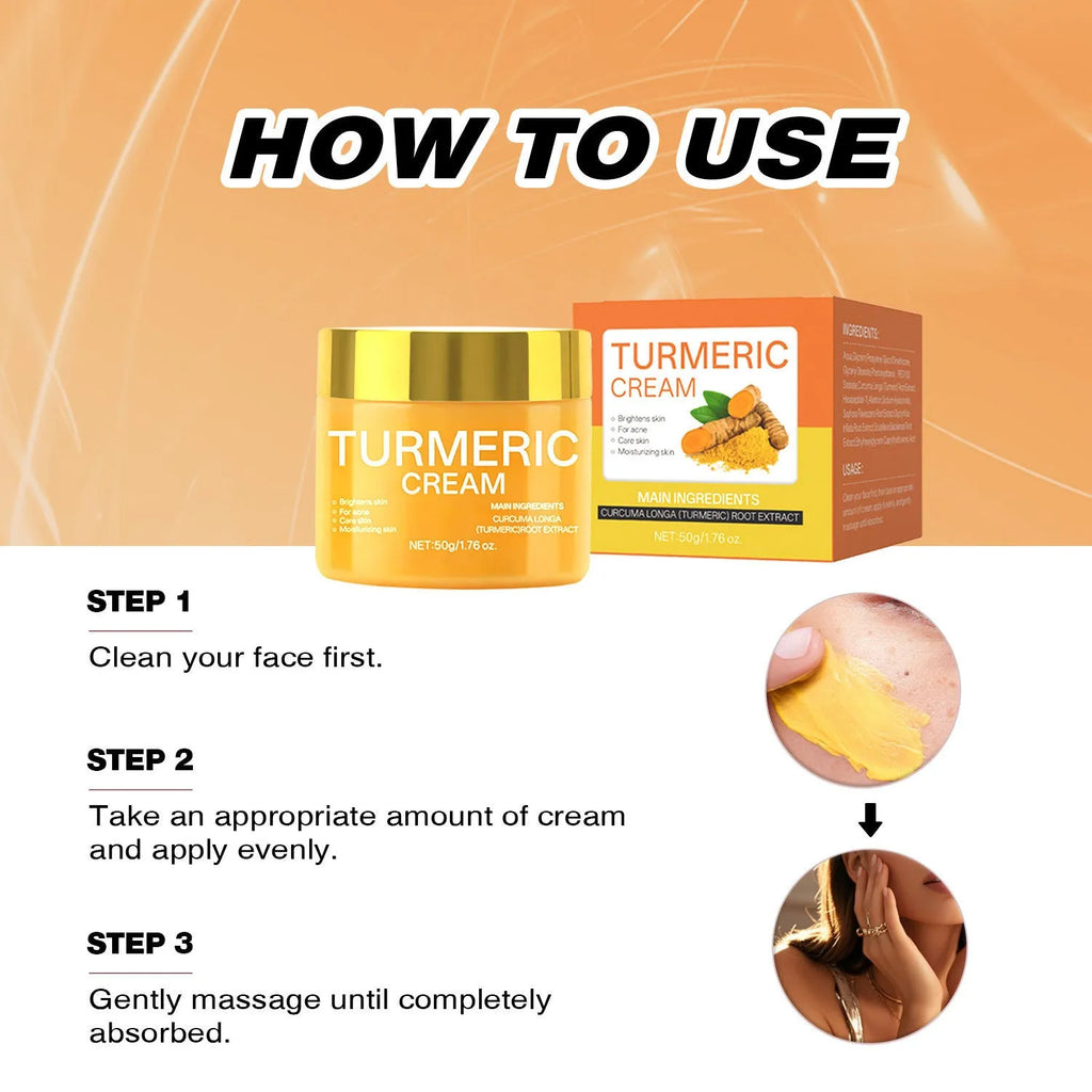 50g moisturising cream jar for brightening skin colour with hydrating nourishing formula, 53mm dimensions