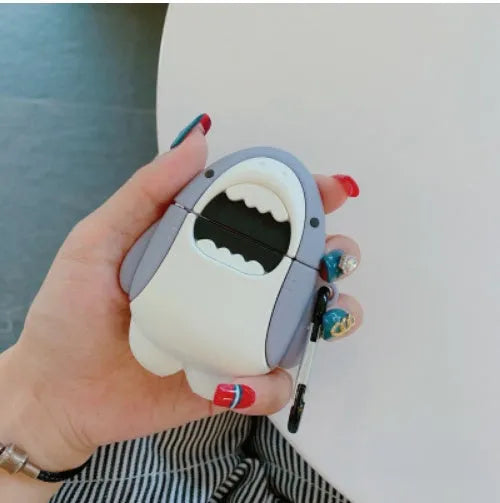 Silicone protective case cover for Apple AirPods 1 and 2 wireless earphones