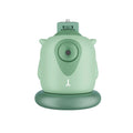 Dark green intelligent gimbal with 360 rotation and AI face recognition for camera tracking