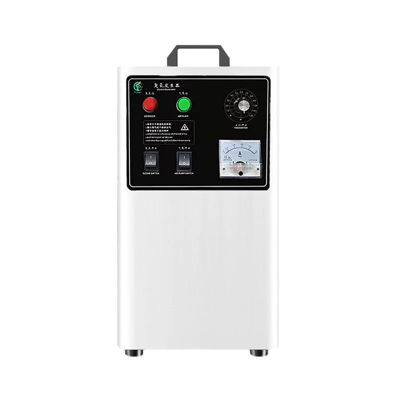Fruit and vegetable ozone generator machine with 20g/h output in stainless steel or white housing