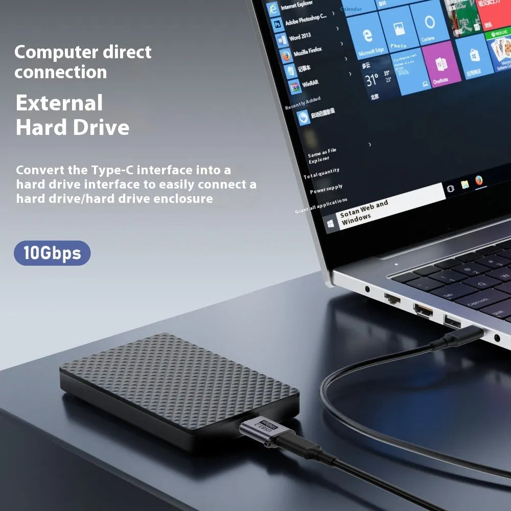 USB AM to Micro-B adapter with four different interface connectors for legacy device connectivity