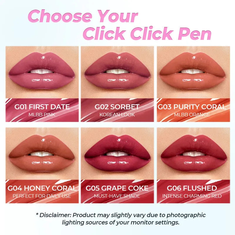 Waterproof moisturising lipstick in multiple shades with 1.8g net content for long-lasting colour
