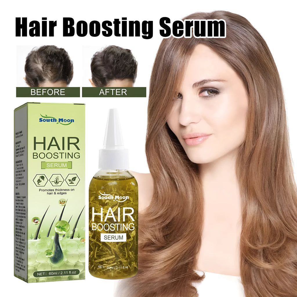 60ml bottle of anti-fall hair repair essential oil for dry, frizzy hair care.