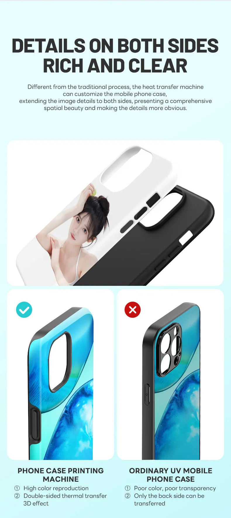 Metal phone case heat transfer printing machine with choice of electrical plug.