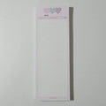 B5 half-size vertical notepad for English words in blue, pink, or purple cover.