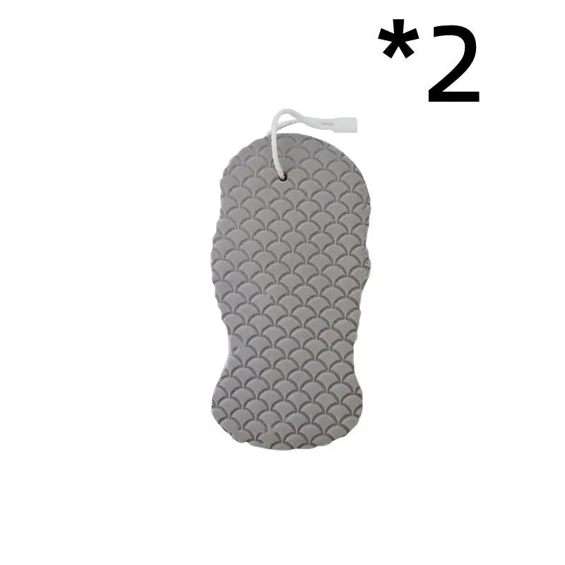 3D fish scale pattern bath sponge in multiple colours for gentle body exfoliation