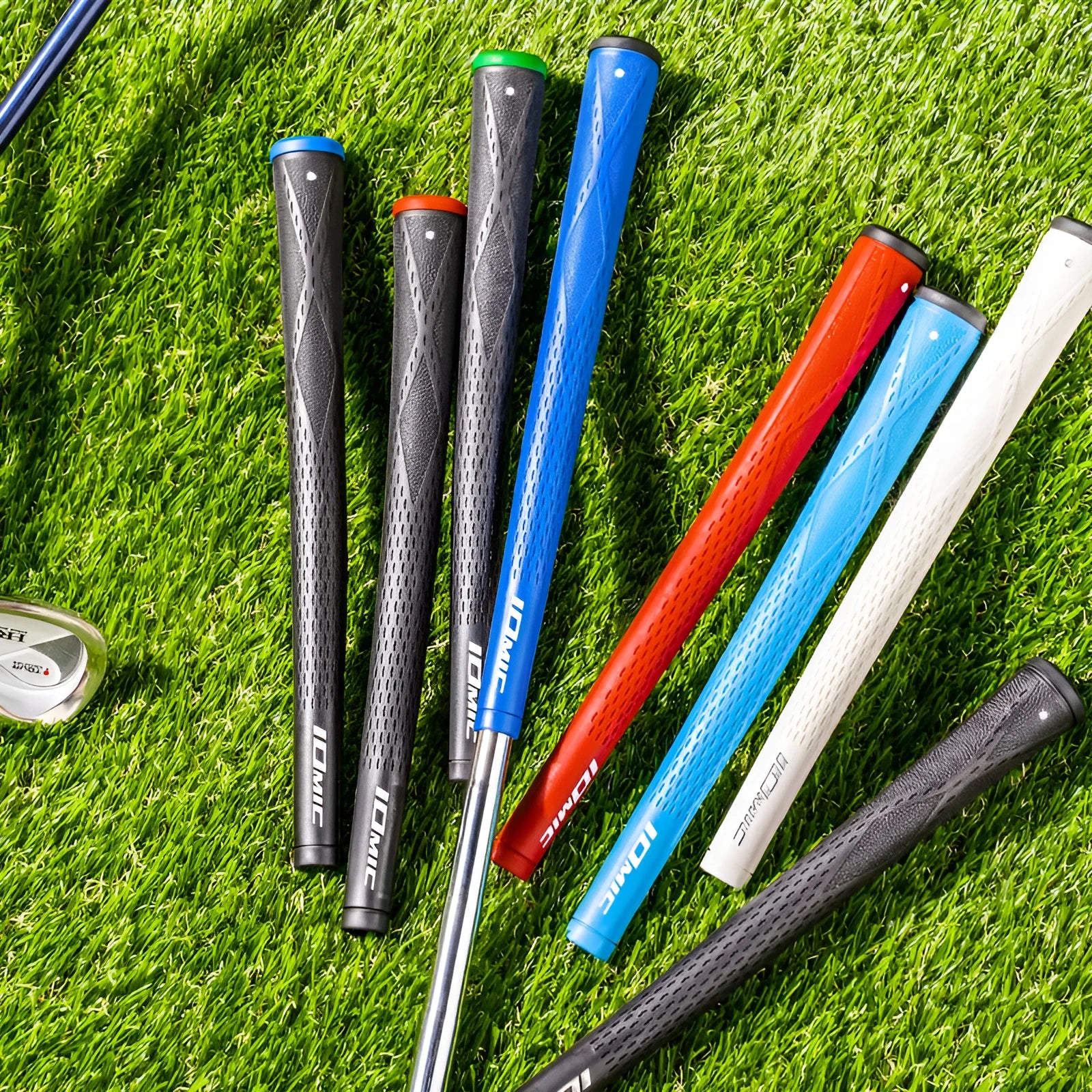 TPE golf club grip replacement in multiple colour options including two-tone designs