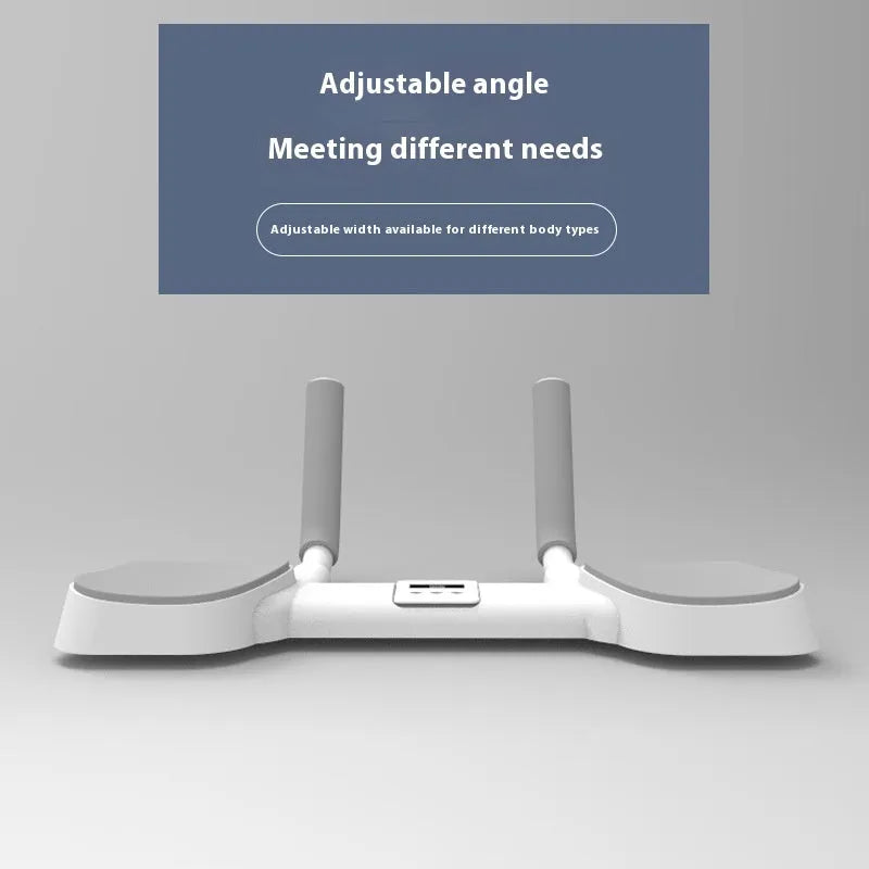 White household flat support trainer with alloy aluminium tubing and ABS plastic construction