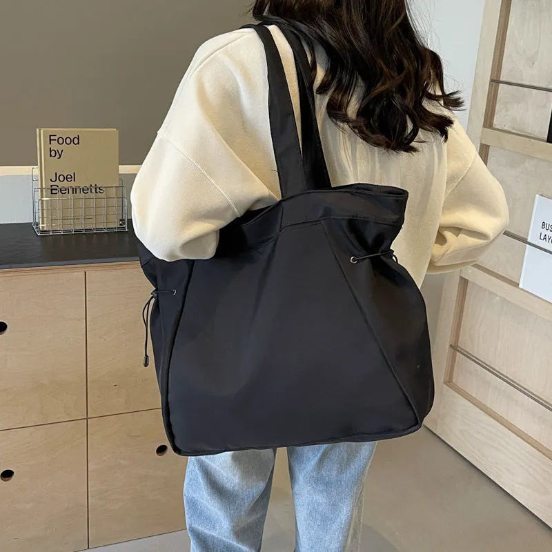 Soft folding Oxford cloth commuter tote bag in street style colours