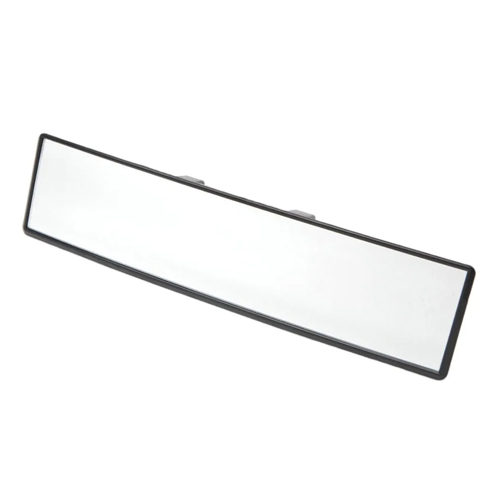 Wide flat car rearview mirror 300x75x5mm ABS universal fit model 2458