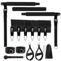 180 pounds yoga gymnastic bar resistance band set in black or pink TPE material options