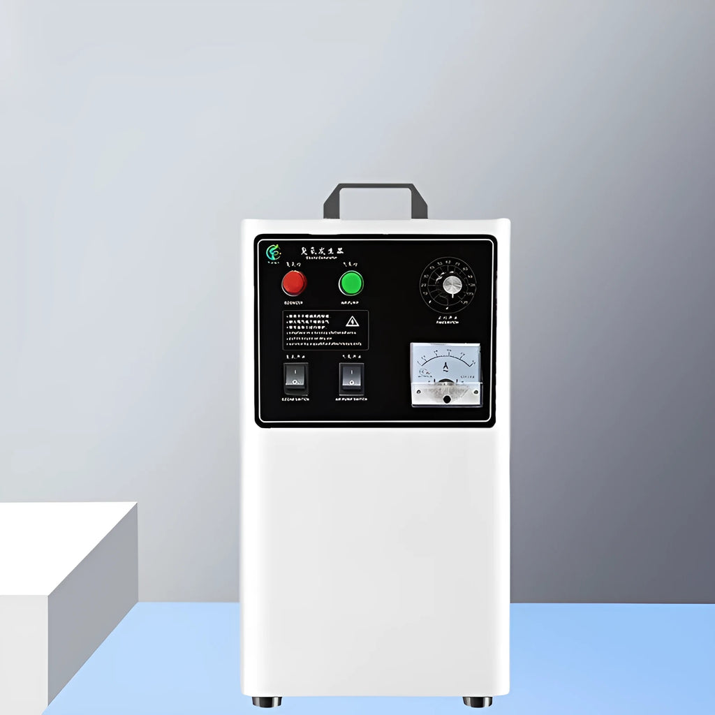 Fruit and vegetable ozone generator machine with 20g/h output in stainless steel or white housing