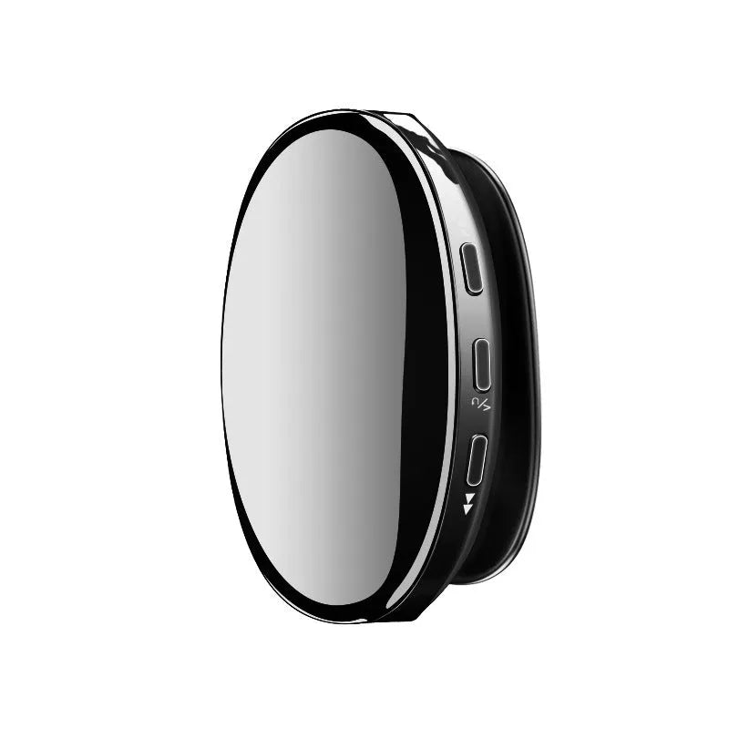 Bluetooth MP4 music player with OLED screen in black blue rose gold colours showing audio format support and 30-hour battery