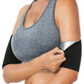 Sports arm sweatband in blue, silver, black and red, and black and yellow colours for comprehensive fitness.