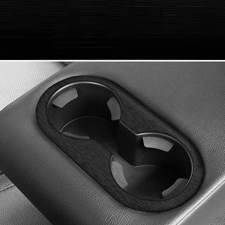Unksera car dashboard decorative film sticker kit showing pre-cut pieces for centre console, instrument panel and gear handle coverage