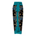 Women's one-piece swimsuit set with floral print and coordinating slim dress on a mannequin.