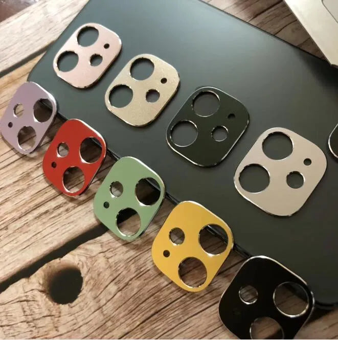 Metal lens protection ring for iPhone 11 and iPhone 11 Pro in various colour options
