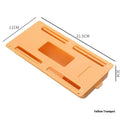 Plastic under desk storage box with grid lid in multiple colour options