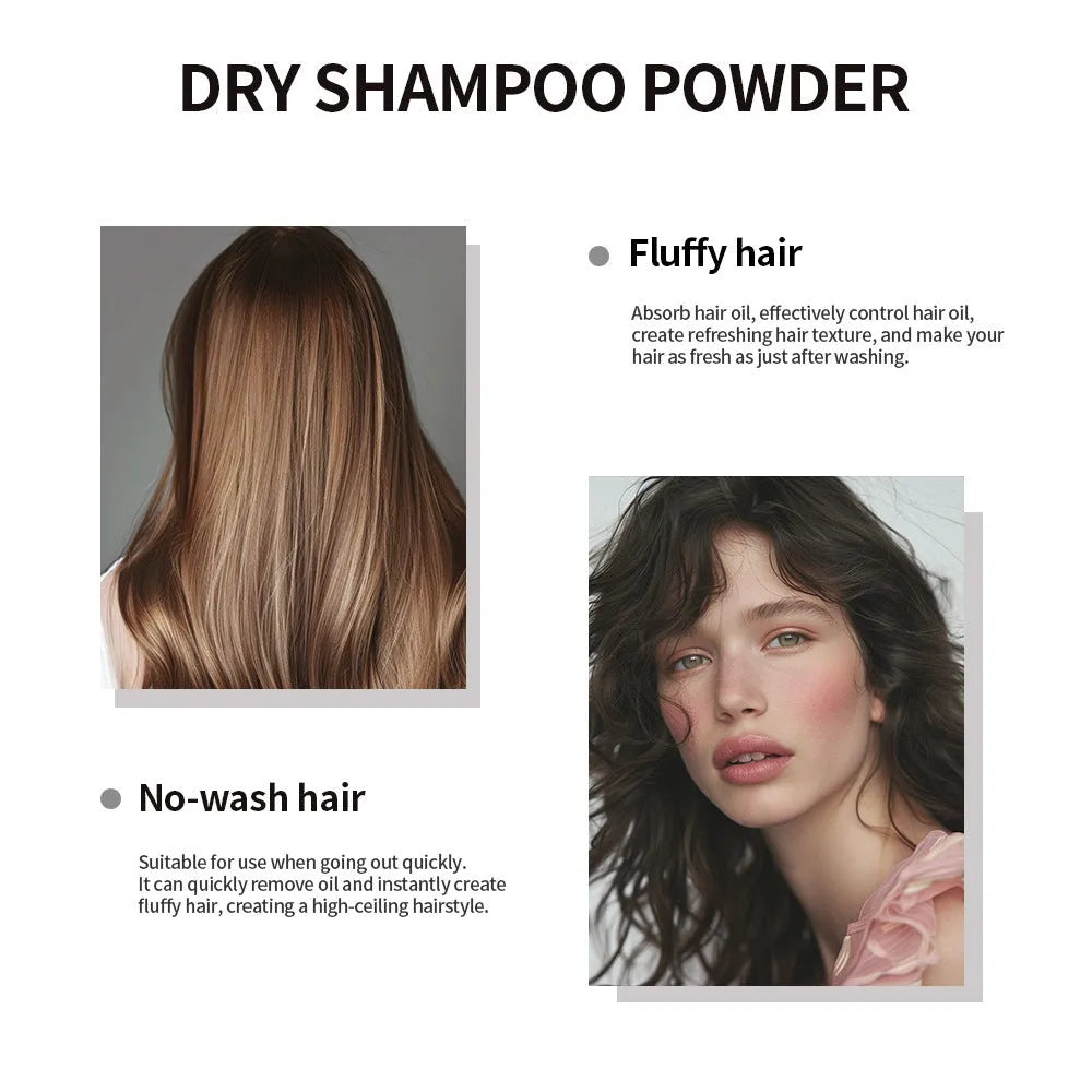 Disposable hair dry powder with sponge headband and mirror in 5g size