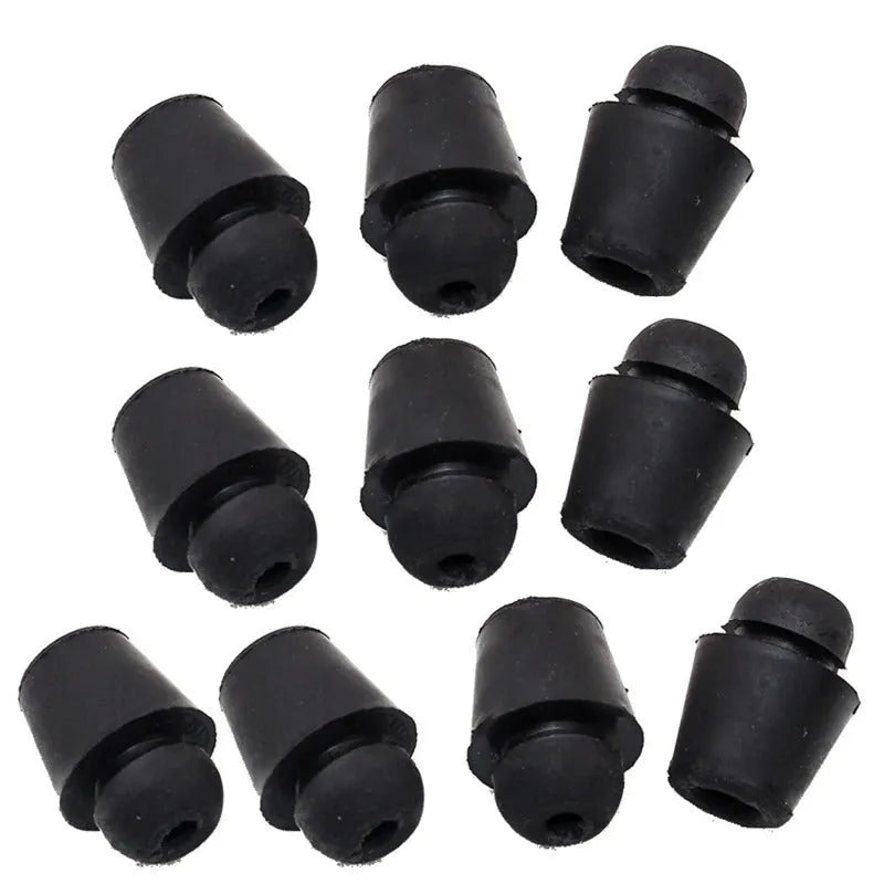 10 rubber automotive damping clips for trunk vibration reduction in X16 colour