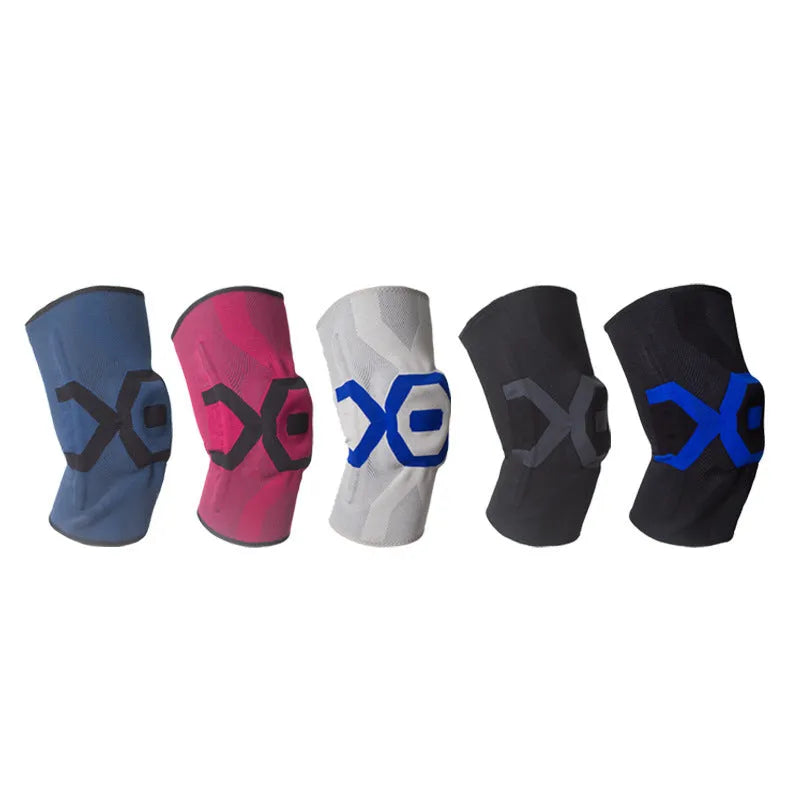 A single men's silicone knee pad for sports protection, shown in one of the available colour options.